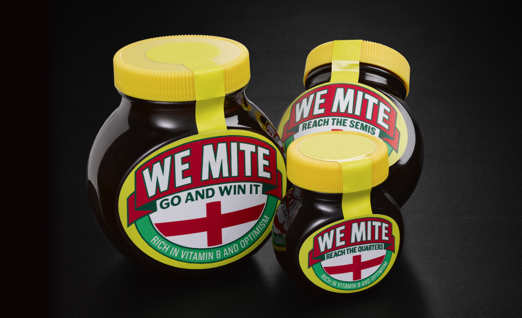 Marmite rebrands with a version for every type of England fan